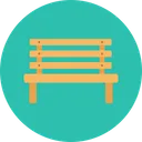 Free Bench Seat Seating Icon