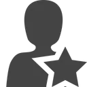 Free Benutzer Star Icon