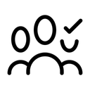 Free Benutzer Prufen Gruppe Symbol