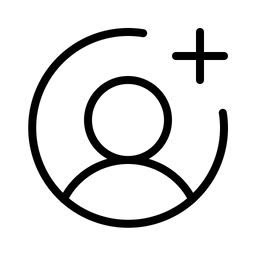 Free Benutzerkreis Plus  Symbol