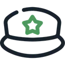 Free Police Colored Outline Icon Icon
