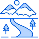 Free Berg Hugel Roadtrip Symbol