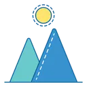 Free Berg Berg Wandern Symbol