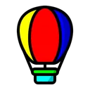 Free Bergballon  Symbol