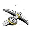 Free Mining Handel Kryptowahrung Symbol
