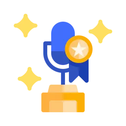 Free Best Singer Award  Icon