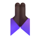 Free Hande Farbe Dunkel Symbol