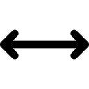 Free Verschieben Horizontal Symbol