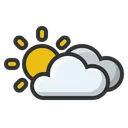 Free Bewolkt Wolken Sonne Symbol