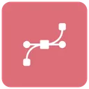 Free Bezier Shape Illustrator Icon