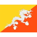 Free Bhutan Flag Country Icon