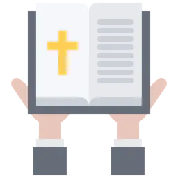 Free Bible Holding Hand  Icon