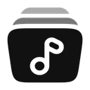 Free Biblioteca De Musica Icono