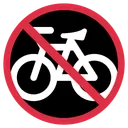 Free Bicicletta Bici Proibito Icon