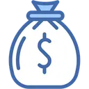 Free Big Bag Of Coins Money Coin Icon