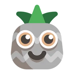 Free Big Smiley Pineapple Emoji Icon