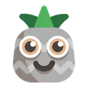 Free Pineapple Emoji Big Icône
