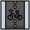 Free Bike Lane  Icon