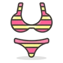 Free Bikini Swimsuit Undergarment Icon