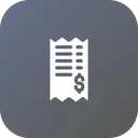 Free Bill Receipt Payment Icon
