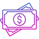 Free Bill Cash Dollar Icon