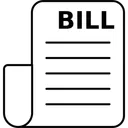 Free Bill Finance Receipt Icon