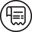 Free Bill Receipt  Icon