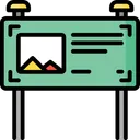 Free Billboard Advertising Board Hordings Board Icon