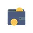 Free Billetera Bitcoin Bolso Icon