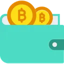 Free Billetera Billetera Bitcoin Dinero Icono