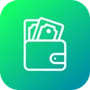 Free Cartera Dinero Efectivo Icon