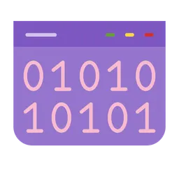 Free Binary Code  Icon