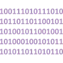 Free Binary Code Binary Data Management Icon