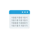 Free Binary Coding  Icon