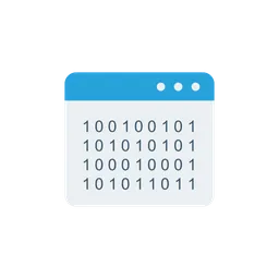 Free Binary Coding  Icon