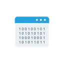 Free Binary Coding  Icon