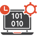 Free Coding Programming Binary Icon