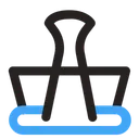 Free Binder Clip Bulldog Clip Office Clip Icon