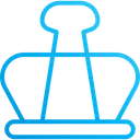 Free Binder clip  Icon