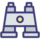 Free Binocular Spyglass Telescope Icon