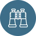 Free Binocular Watch Search Icon