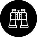 Free Binocular Watch Search Icon