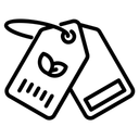 Free Bio Label Icon