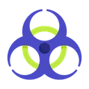 Free Science Biohazard Radioactive Icon