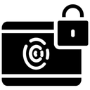 Free Biometrischer Schutz Biometrische Authentifizierung Biometrische Identifizierung Icon
