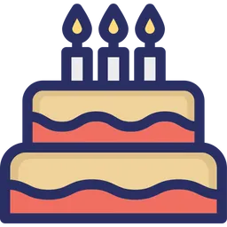 Free Birthday Cake  Icon