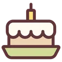 Free Birthday Cake Cake Dessert Icon