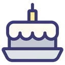 Free Birthday Cake Cake Dessert Icône