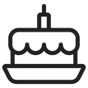 Free Birthday Cake Cake Dessert Icône