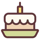 Free Birthday Cake Cake Dessert Icône